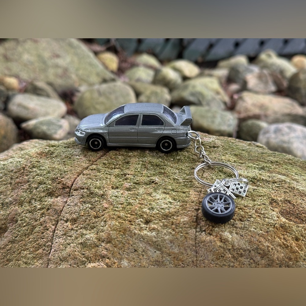 TOMICA mitsubishi lancer Car Keychain